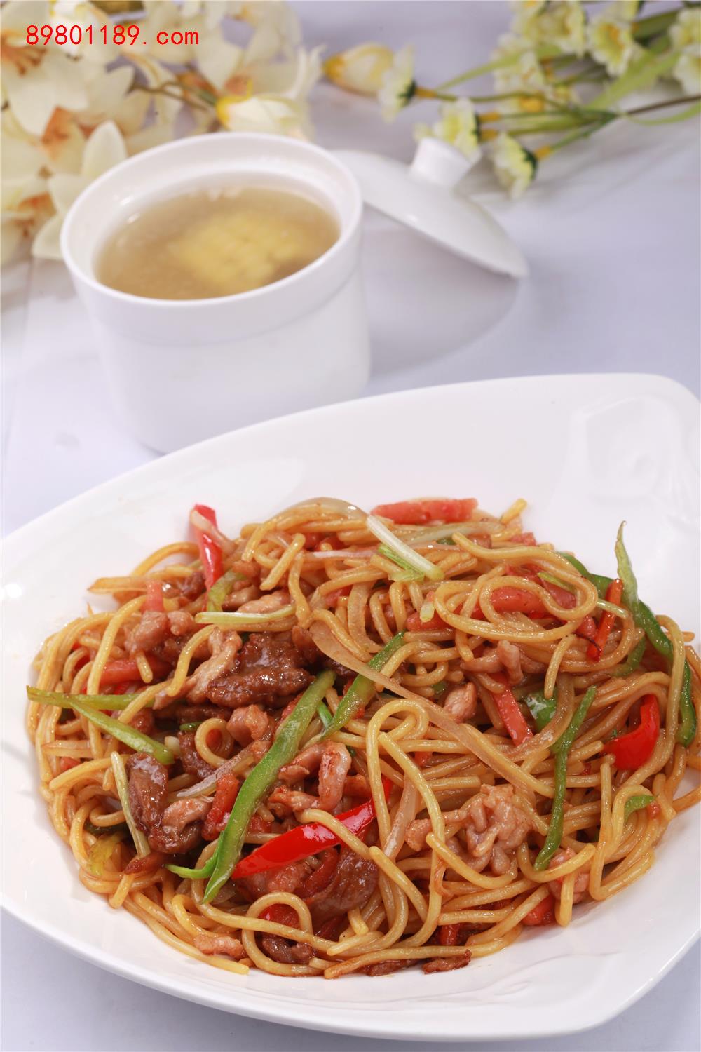 三丝炒意粉
